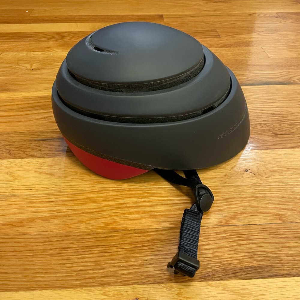 Closca Loop folding helmet for cycling, red, size M